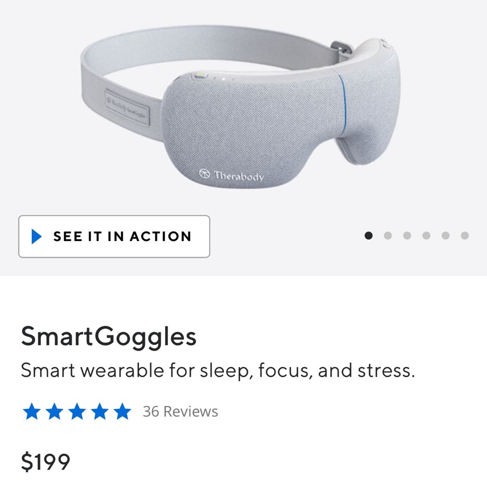 NWT Therabody Smart Goggles